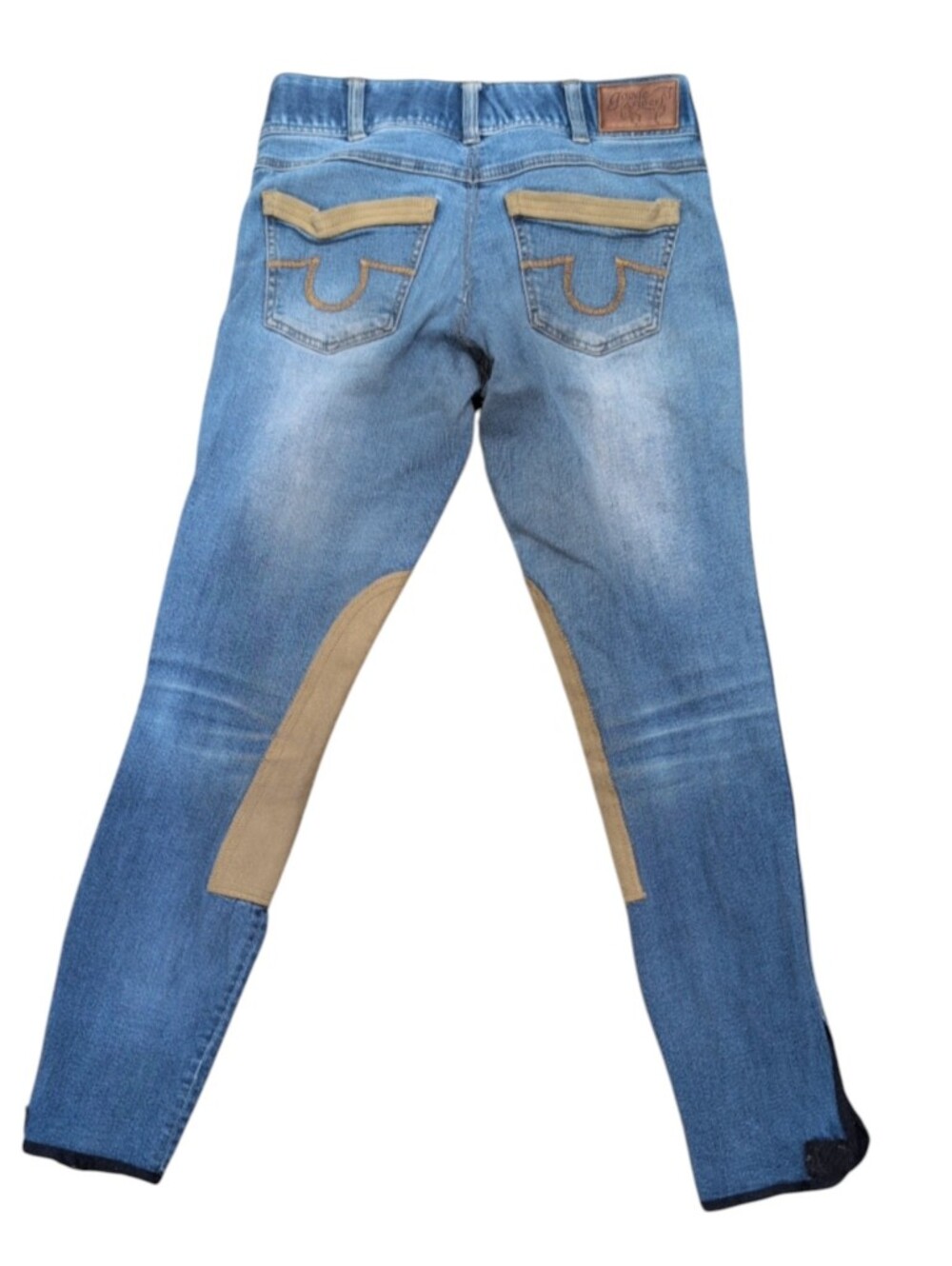 Goode Rider Women’s Blue Denim Riding Breeches size 26 R - Picture 3 of 9